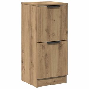 vidaXL Buffet ch&ecirc;ne artisanal 30x30x70 cm bois d'ing&eacute;nierie