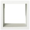 vidaXL Portant de bois de chauffage blanc 60x40x60 cm acier