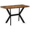 vidaXL Table &agrave; manger 110x55x75 cm bois de manguier massif