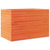 vidaXL Jardini&egrave;re cire marron 70x40x46 cm bois de pin massif