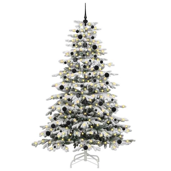 vidaXL Sapin de No&euml;l Artificiel &agrave; Branches Articul&eacute;es Blanc 240 cm