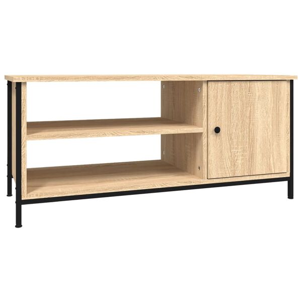 vidaXL Meuble TV ch&ecirc;ne sonoma 100x40x45 cm bois d'ing&eacute;nierie