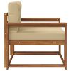 vidaXL Sofa de milieu ext&eacute;rieur Bois d'Acacia Massif Naturel