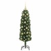 vidaXL Sapin de Noël artificiel Vert 120 cm PVC et acier et plastique