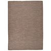 vidaXL Tapis &agrave; tissage plat d'ext&eacute;rieur 140x200 cm Marron