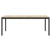 vidaXL Table de salle &agrave; manger / Table de repas Bois d'ing&eacute;nierie