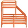 vidaXL Lit superpos&eacute; sans matelas 90x200/140x200 cm bois massif