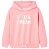 Sweatshirt &agrave; capuche pour enfants rose vif 92
