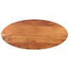 vidaXL Dessus de table 110x50x3,8 cm ovale bois massif d'acacia