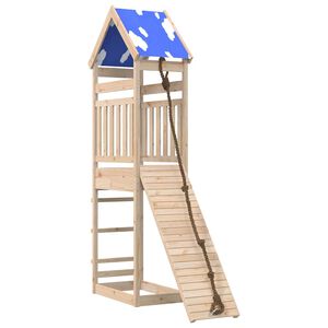 vidaXL Aire de jeux d'ext&eacute;rieur bois de pin massif