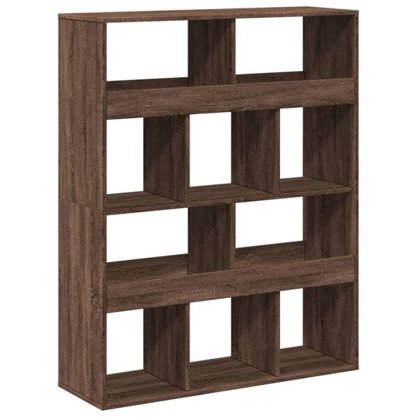 vidaXL Bibliothèque chêne marron 100x33x125,5 cm bois d'ingénierie