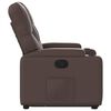 vidaXL Fauteuil inclinable marron similicuir