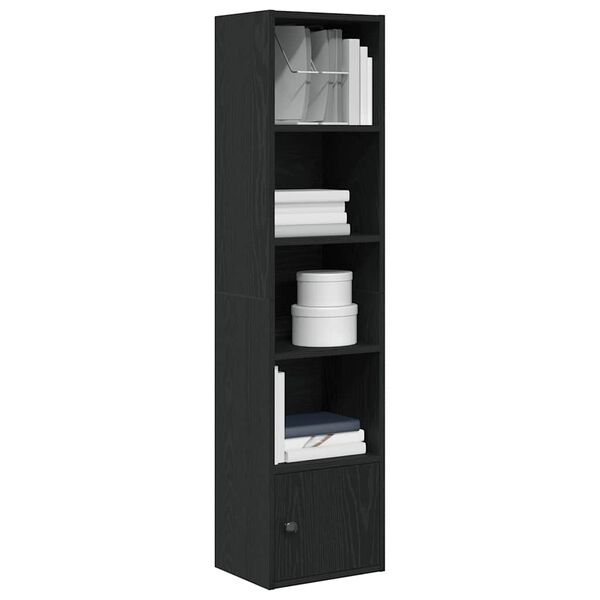 vidaXL Biblioth&egrave;que ch&ecirc;ne noir 31x24x127 cm bois d'ing&eacute;nierie
