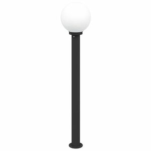 vidaXL Borne lumineuse 120 cm noire IP44