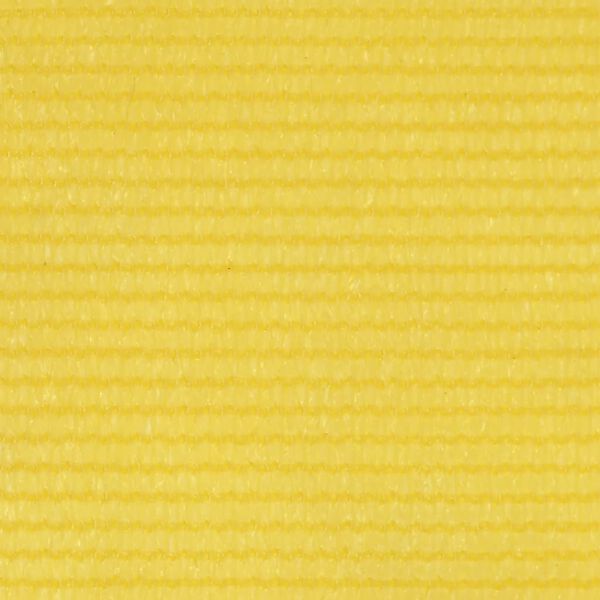 vidaXL Écran de balcon Jaune 75x600 cm PEHD