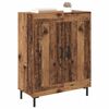vidaXL Buffet Bois Ancien 69,5 x 34 x 90 cm Bois d'ing&eacute;nierie et fer