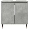 vidaXL Armoire de bain gris béton 58x33x60 cm bois d'ingénierie