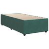 vidaXL Sommier &agrave; lattes de lit avec matelas Vert fonc&eacute; 100x200 cm