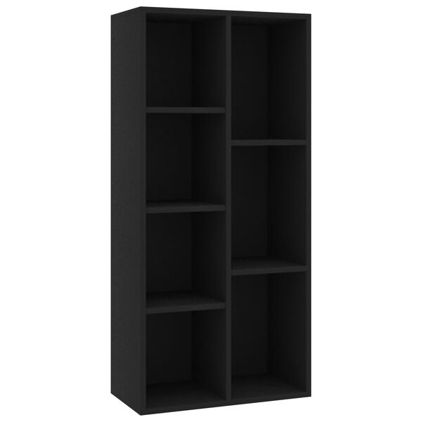 vidaXL Biblioth&egrave;que Noir 50x25x106 cm Bois d'ing&eacute;nierie