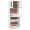 vidaXL Buffet ALTA blanc 77x35x188 cm bois massif de pin