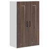 vidaXL Panneau de lave-vaisselle Kalmar Ch&ecirc;ne brun 60 x 31 x 100 cm