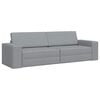 vidaXL Canap&eacute;-Lit 200cm Gris clair tissu