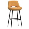 vidaXL Tabourets de bar lot de 2 marron velours