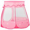vidaXL Tente de jeu pour enfants avec 250 balles Rose 102x102x82 cm