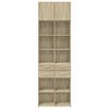 vidaXL Armoire de rangement ch&ecirc;ne sonoma 70x42,5x225 cm