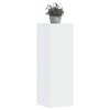 vidaXL Support pour plantes blanc 33x33x100 cm bois d'ingénierie