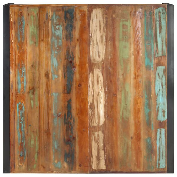 vidaXL Table basse 120x120x40 cm Bois de récupération massif