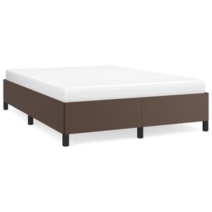 vidaXL Cadre de lit sans matelas marron 140x200 cm similicuir