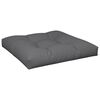 vidaXL Coussins de palette lot de 2 anthracite tissu