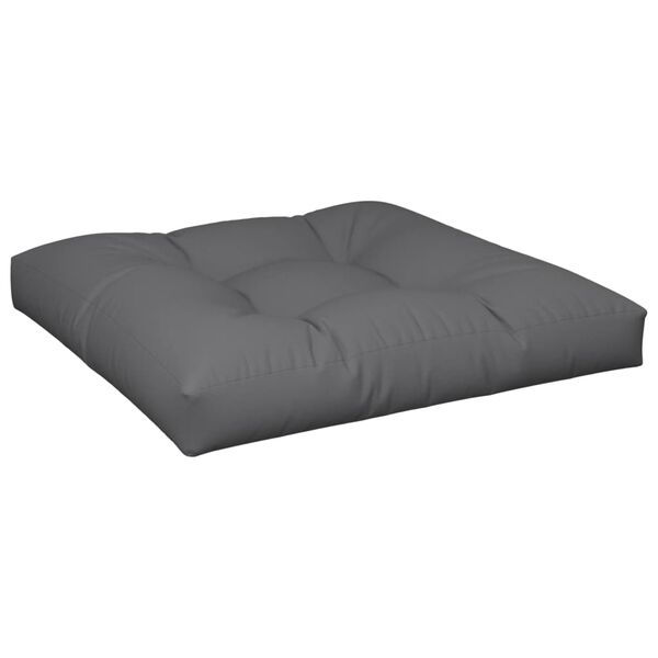 vidaXL Coussins de palette lot de 2 anthracite tissu