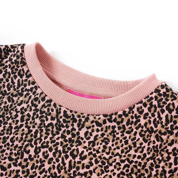 Robe sweatshirt pour enfants rose moyen 104