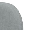 vidaXL Oreille de t&ecirc;te de lit Gris clair 40 x 23 x 6 cm tissu