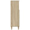 vidaXL Armoire salle de bain ch&ecirc;ne sonoma 30x30x100 cm