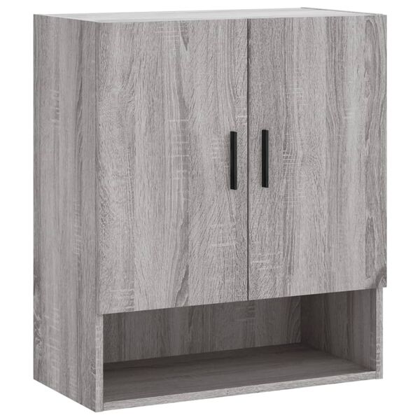 vidaXL Armoire murale sonoma gris 60x31x70 cm bois d'ingénierie
