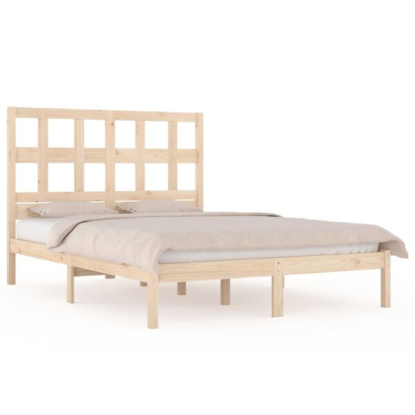 vidaXL Cadre de lit sans matelas 180x200 cm bois massif de pin