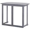 vidaXL Ensemble de bistro 2 pcs Bois d'acacia solide Gris