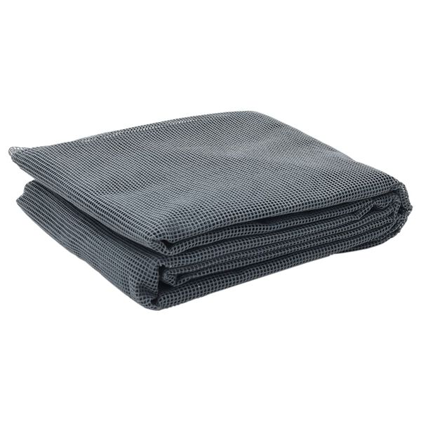 vidaXL Tapis de tente gris clair 3x3 m