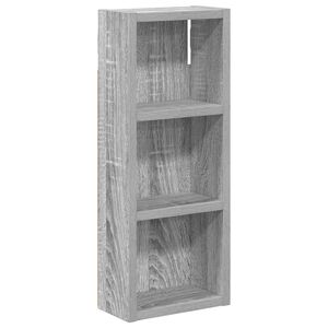 vidaXL Armoire murale de salle de bain Gris Sonoma 20 x 10 x 50 cm