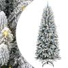 vidaXL Sapin de No&euml;l artificiel avec 300 LED avec support Blanc 240 cm
