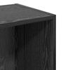 vidaXL &Eacute;tag&egrave;re Ch&ecirc;ne noir 40 x 30 x 152 cm Bois d'ing&eacute;nierie