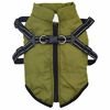 vidaXL Manteau pour chiens avec harnais imperm&eacute;able r&eacute;fl&eacute;chissant L40