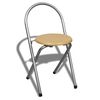 Jeu de bar petit-d&eacute;jeuner pliable avec 2 chaises