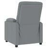 vidaXL Fauteuil inclinable Gris clair Tissu