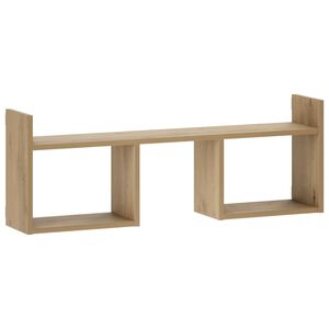 vidaXL &Eacute;tag&egrave;re Murale Ch&ecirc;ne artisanal 90 x 17 x 32 cm