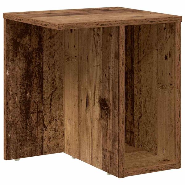 vidaXL Table d'appoint Bois ancien 37 x 32 x 40 cm Bois d'ing&eacute;nierie