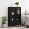 vidaXL Haut Armoire Chêne noir 69,5 x 31 x 115 cm Bois d'ingénierie